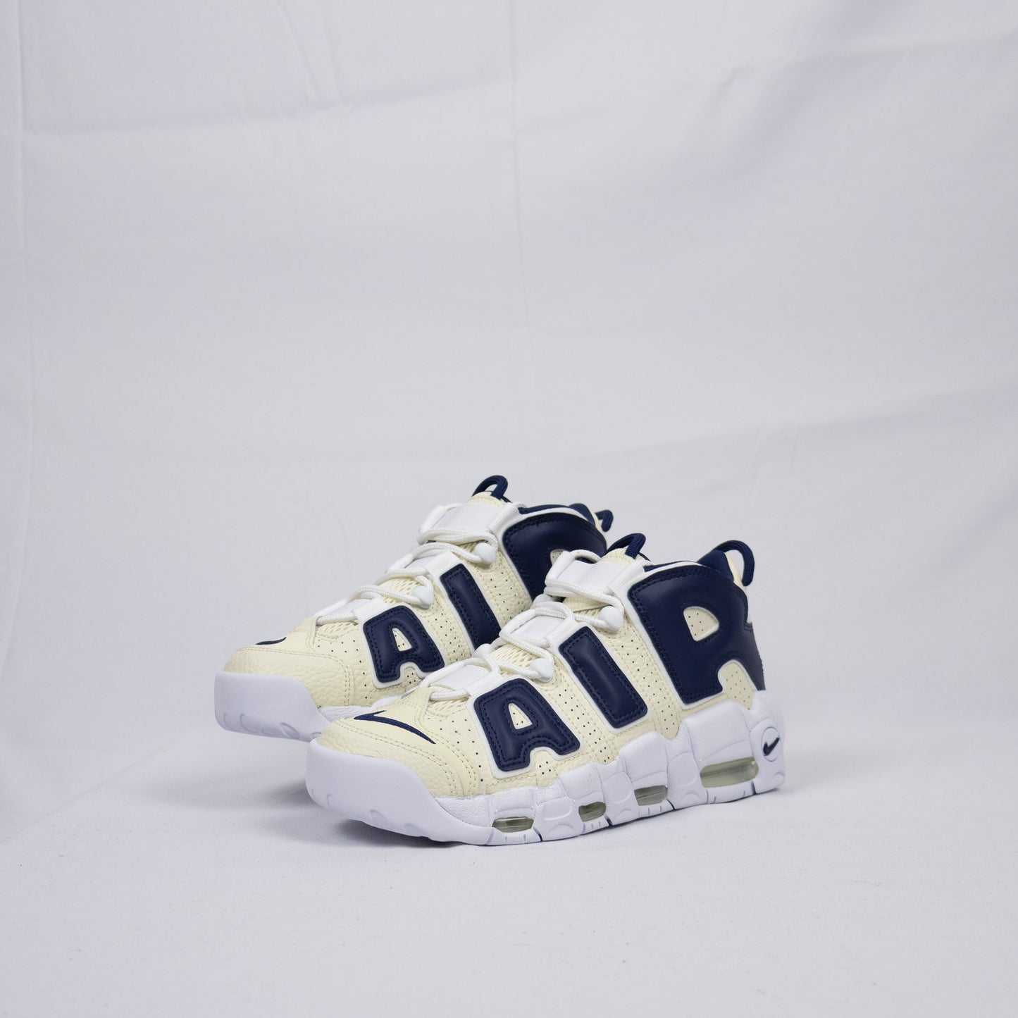 Nike Air More Uptempo Coconut Milk Navy