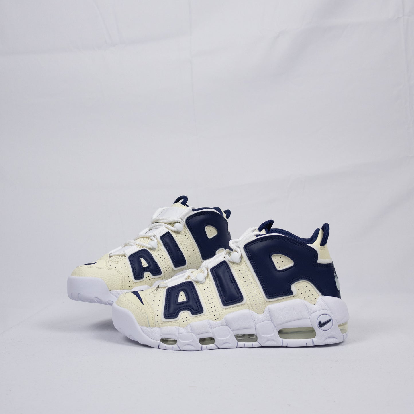 Nike Air More Uptempo Coconut Milk Navy