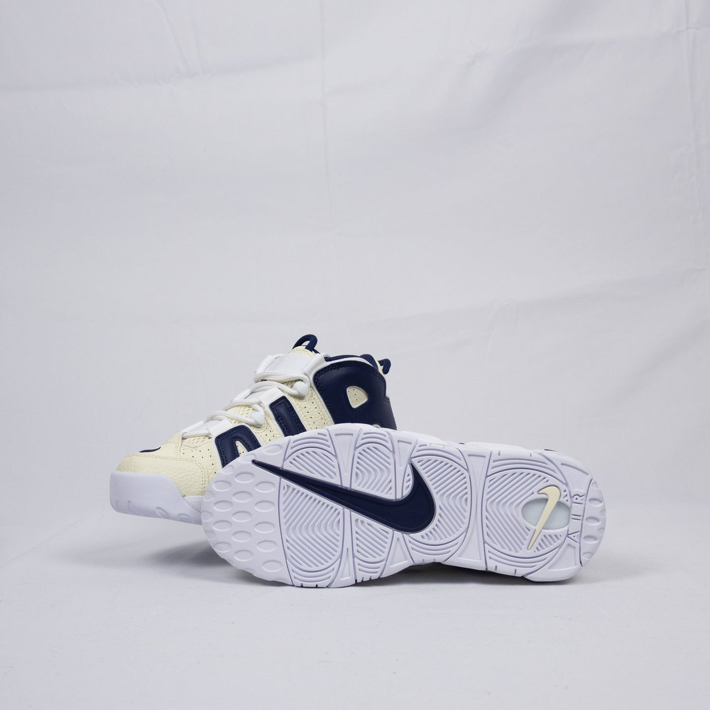 Nike Air More Uptempo Coconut Milk Navy