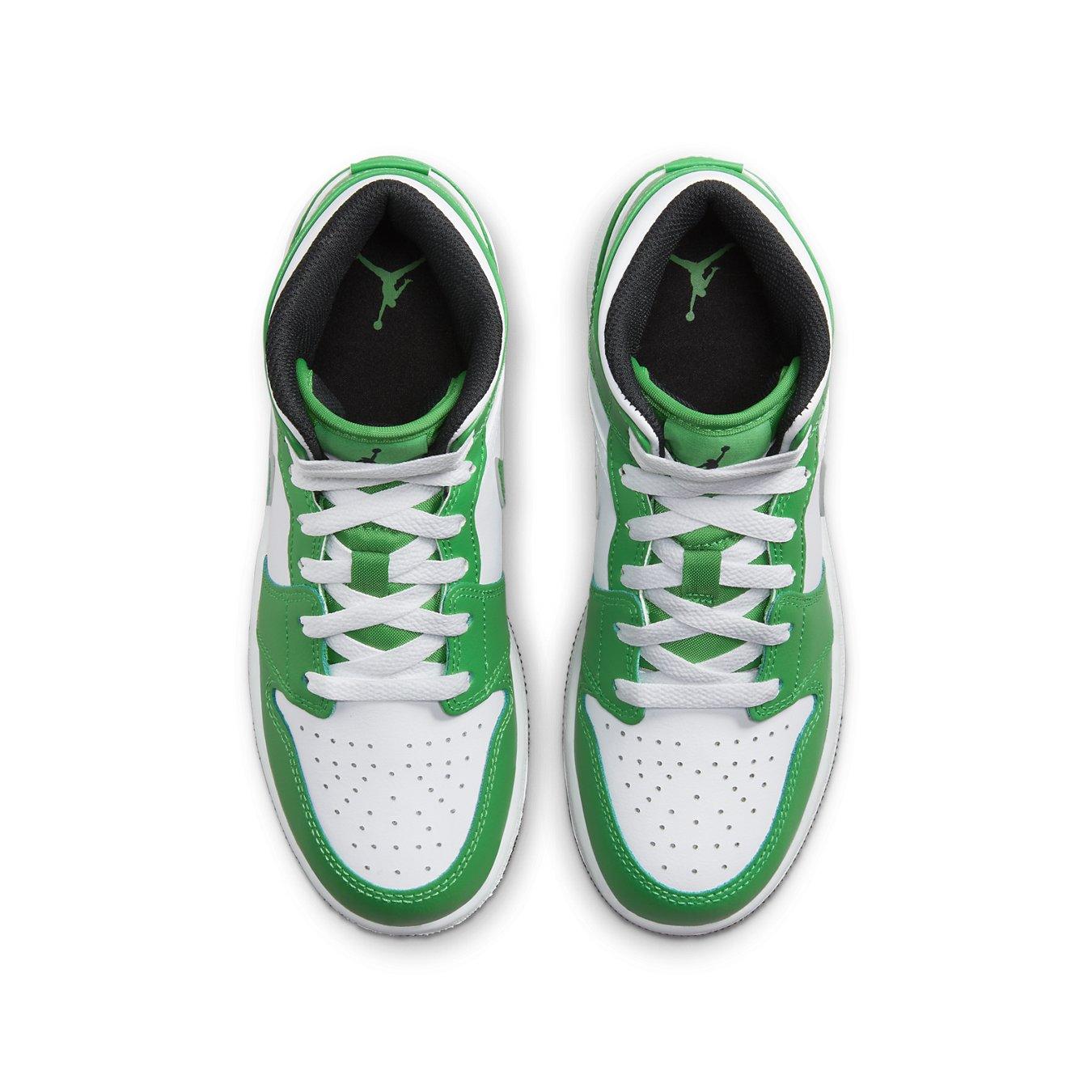 Air Jordan 1 Mid Lucky Green