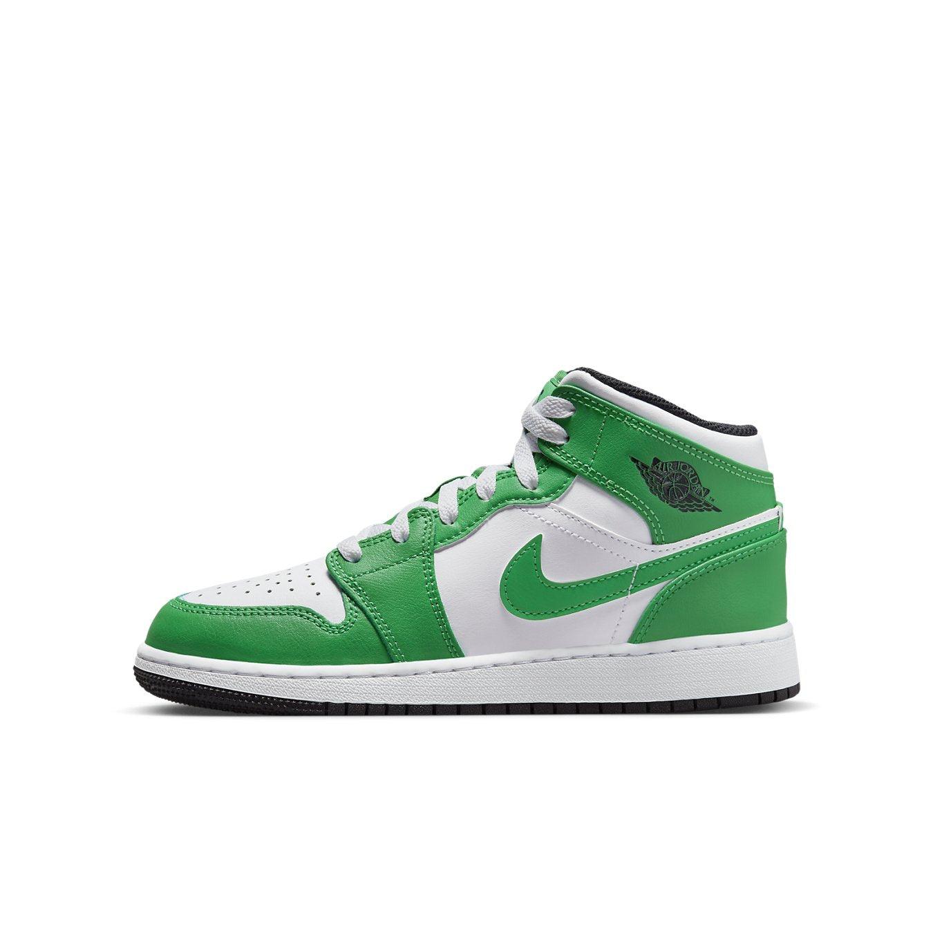 Air Jordan 1 Mid Lucky Green