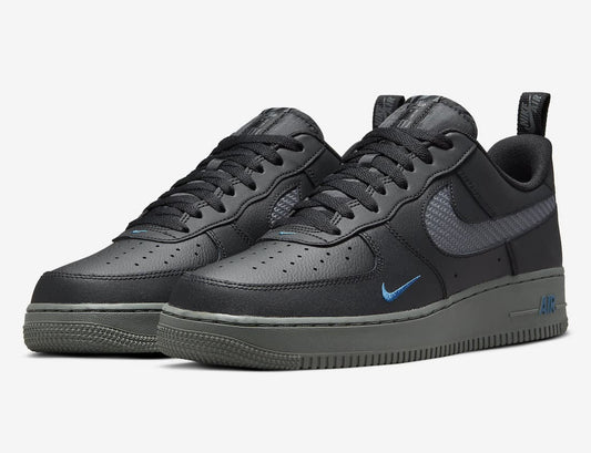 Nike Air Force 1 LOW  "CARBON BLACK BLUE"